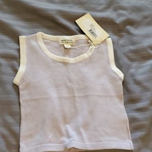 NWT 3-6 mo Sage Creek organic l. purple knit tank